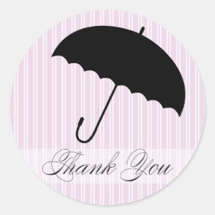 Dusche Vielen Dank Lila Umbrella Sticker