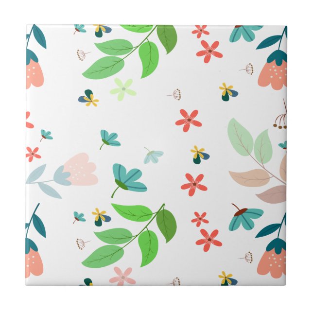 Dusche von Blume Fliese (Vorderseite)