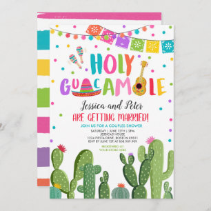 Dusche von Guacamole Fiesta Cactus Couples Einladung