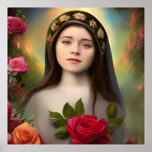 Dusche von Rose Poster