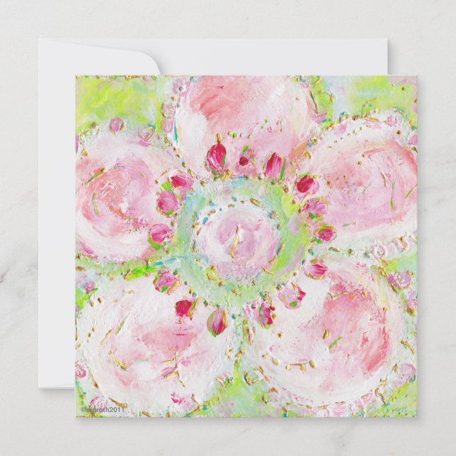 Duscheinladung "le printemps" einladung (Vorderseite)