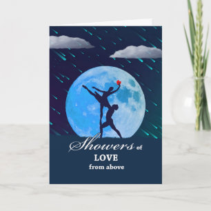 Duschen der Liebe, Jubiläum Ballet Tänzer Gedicht Karte