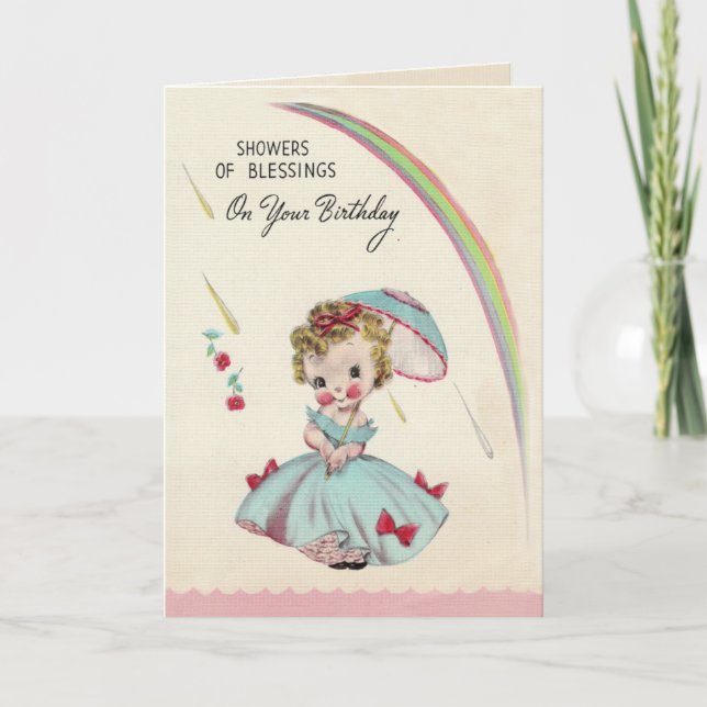 Duschen Geburtstagkarte Karte (Vorderseite)