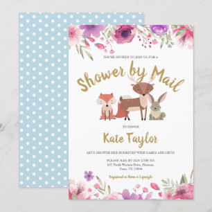 Duschgelegenheit per Post Langstrecken-Streuen Einladung