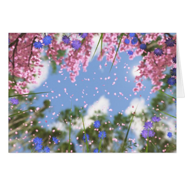 Duschkarte April (Vorderseite (Horizontal))