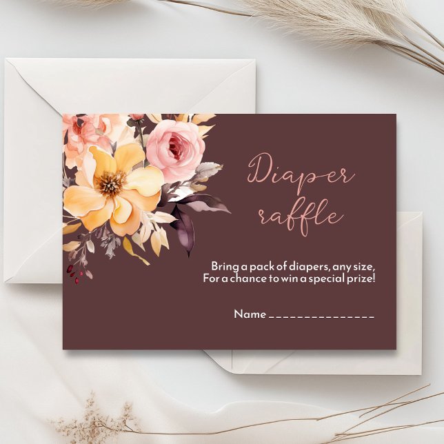 Duschkarte für Mädchen in Rosa Begleitkarte (Blush pink and peach peonies watercolor girl baby shower invitation )