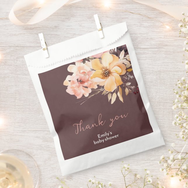 Duschkarte für Mädchen in Rosa Geschenktütchen (Ausgeschnitten)