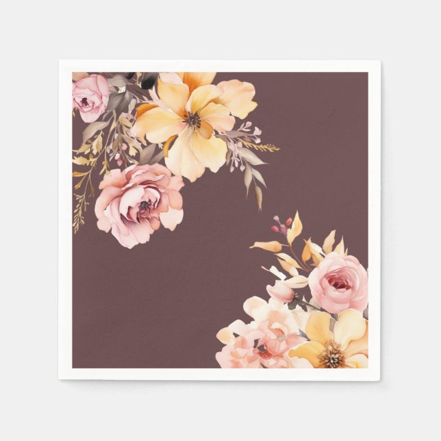 Duschkarte für Mädchen in Rosa Serviette (Vorderseite)