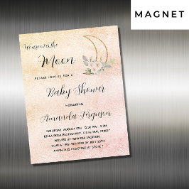 Duschmädchen Rose Goldmädchen Magneteinladung