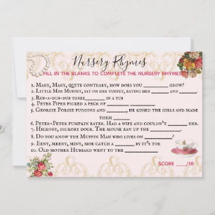 Duschspielkarte Einladung