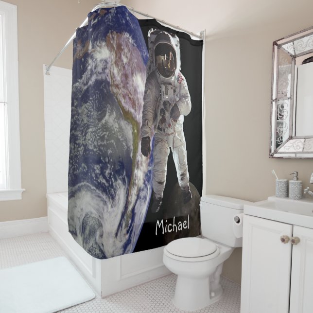 Duschvorhang Astronaut (Beispiel)