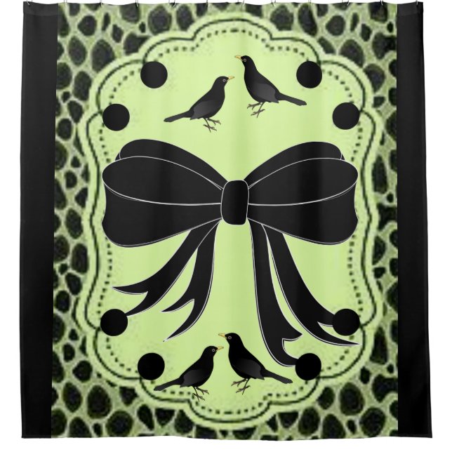 Duschvorhang aus Leopard (Vorderseite)