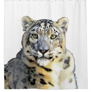Duschvorhang aus Snow Leopard