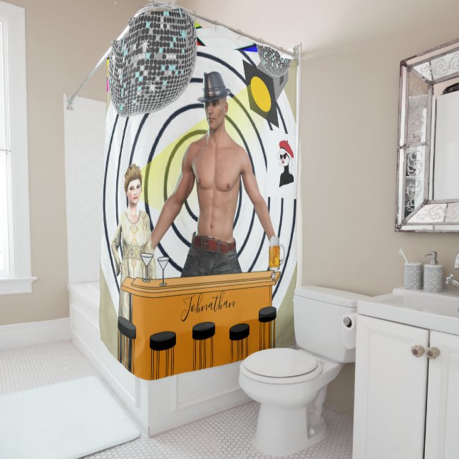 Duschvorhang Bar Beer (Beispiel)