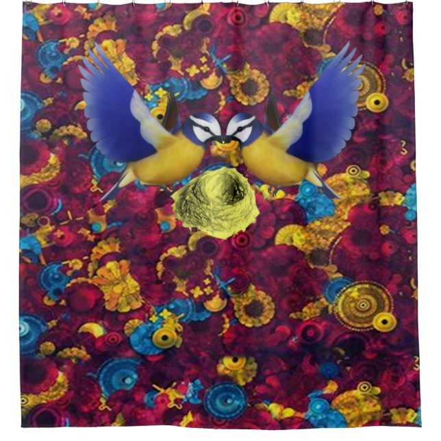 Duschvorhang Bird (Vorderseite)