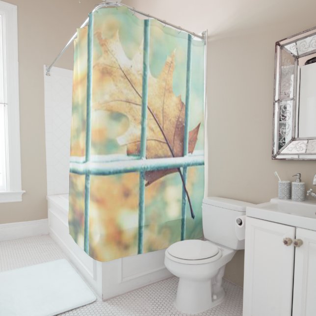 Duschvorhang Blätter Grün (Beispiel)