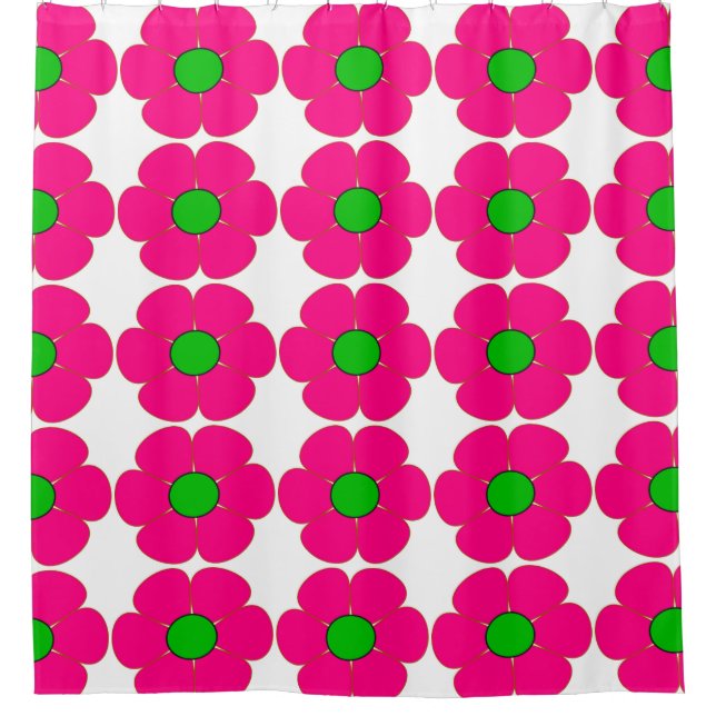 Duschvorhang/Blume Duschvorhang (Vorderseite)
