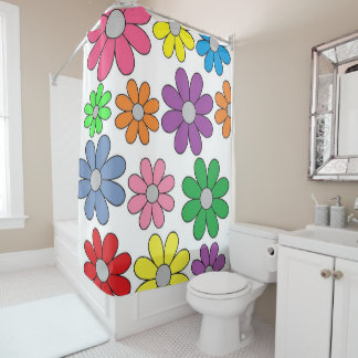 Duschvorhang - Crazy Daisies!