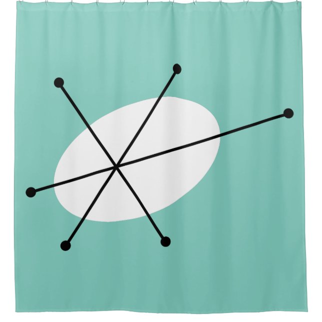 Duschvorhang Dazzle Blue (Vorderseite)