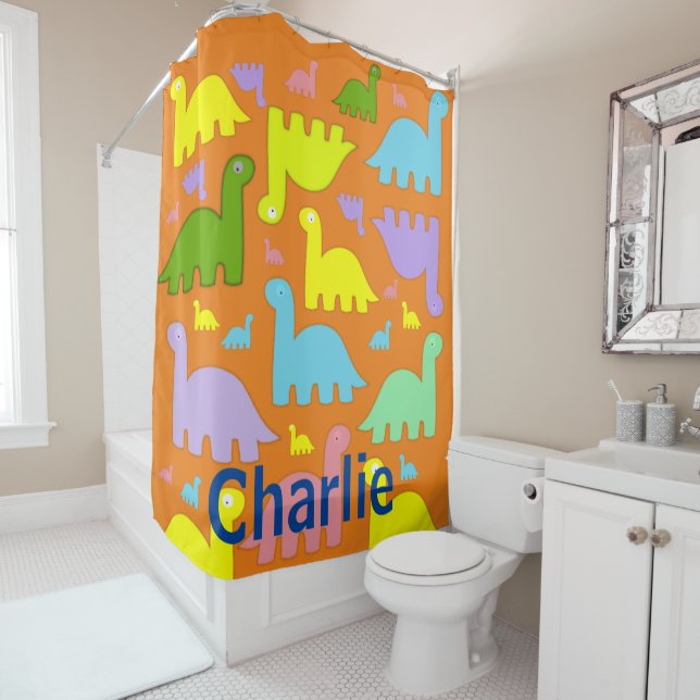Duschvorhang Dinosaur (Beispiel)