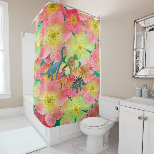 Duschvorhang Dinosaur (Beispiel)