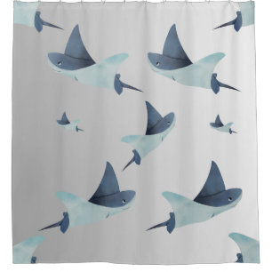 Duschvorhang "Elegante Stingray Dusche Vorhang