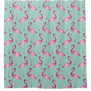 Duschvorhang/Flamingos Duschvorhang
