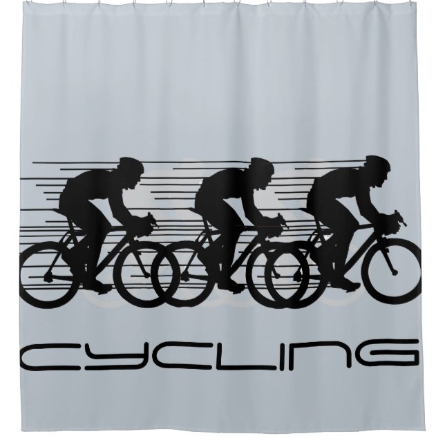 Duschvorhang für das Fahrraddesign (Vorderseite)