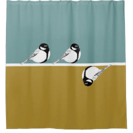 Duschvorhang für Minimalistische Vogelarten