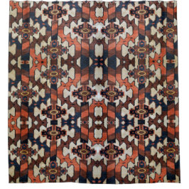 Duschvorhang für orientalisches Teppichdesign