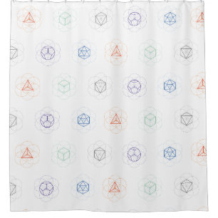 Duschvorhang für Sacred Geometry