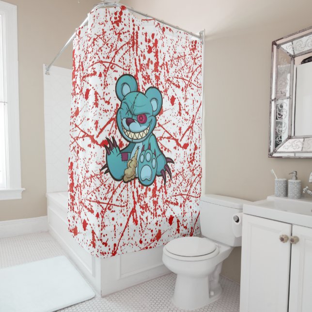 Duschvorhang für Scare Bear (Beispiel)