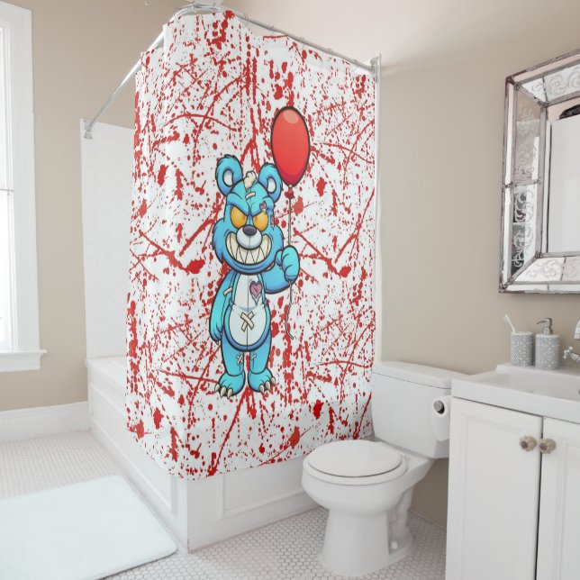 Duschvorhang für Scare Bear (Beispiel)