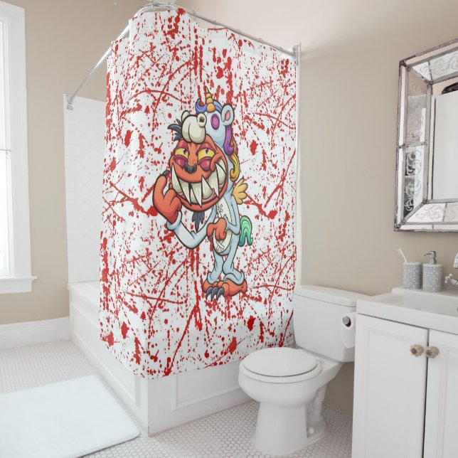 Duschvorhang für Scare Bear (Beispiel)