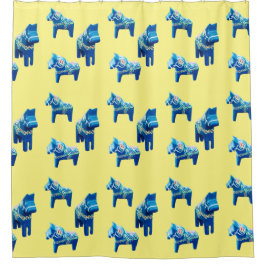 Duschvorhang für schwedische Pferde