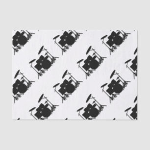 Duschvorhang für Trommelmusik Seidenpapier