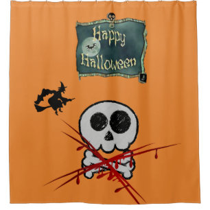 Duschvorhang Halloween