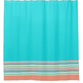 Duschvorhang im Südwesten bunt