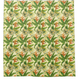 Duschvorhang im tropischen Paradies