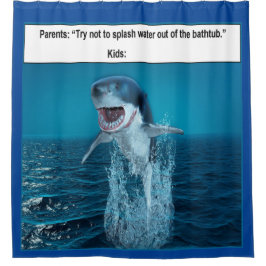 Duschvorhang (Kinder bei Bathtime)