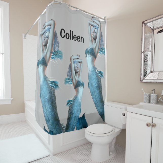Duschvorhang-Meerjungfrau Duschvorhang (Beispiel)
