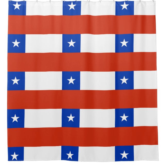 Duschvorhang mit Chile (Vorderseite)