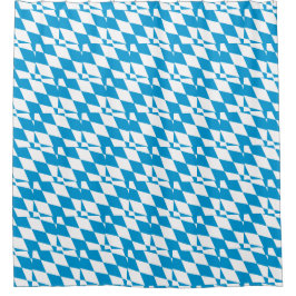 Duschvorhang mit der Flagge Bayerns, Deutschland