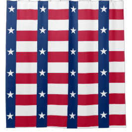 Duschvorhang mit der Flagge von Texas Staat, USA