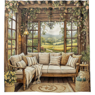 Duschvorhang mit diesem Urlaub fühlen sich