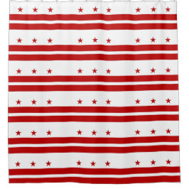 Duschvorhang mit Flag Washington DC, USA