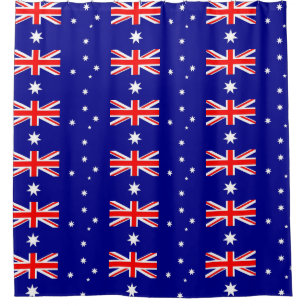 Duschvorhang mit Flagge Australiens