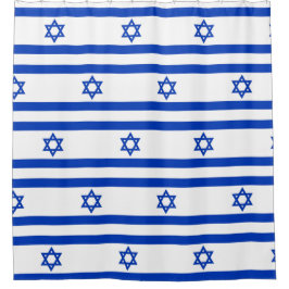 Duschvorhang mit Flagge Israels