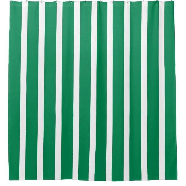 Duschvorhang mit Flagge Nigerias (Vorderseite)