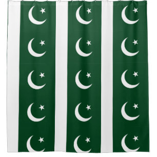 Duschvorhang mit Flagge Pakistans